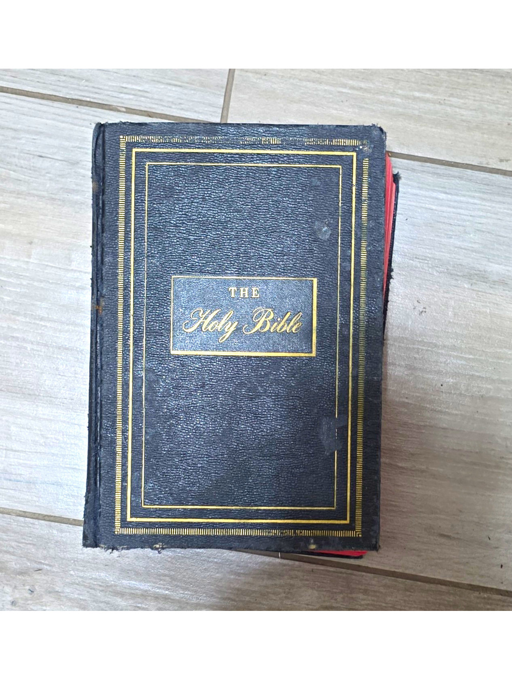 The Holy Bible Christian Hardcover A.T. & G. Collins Copyright 1890 / 1950
